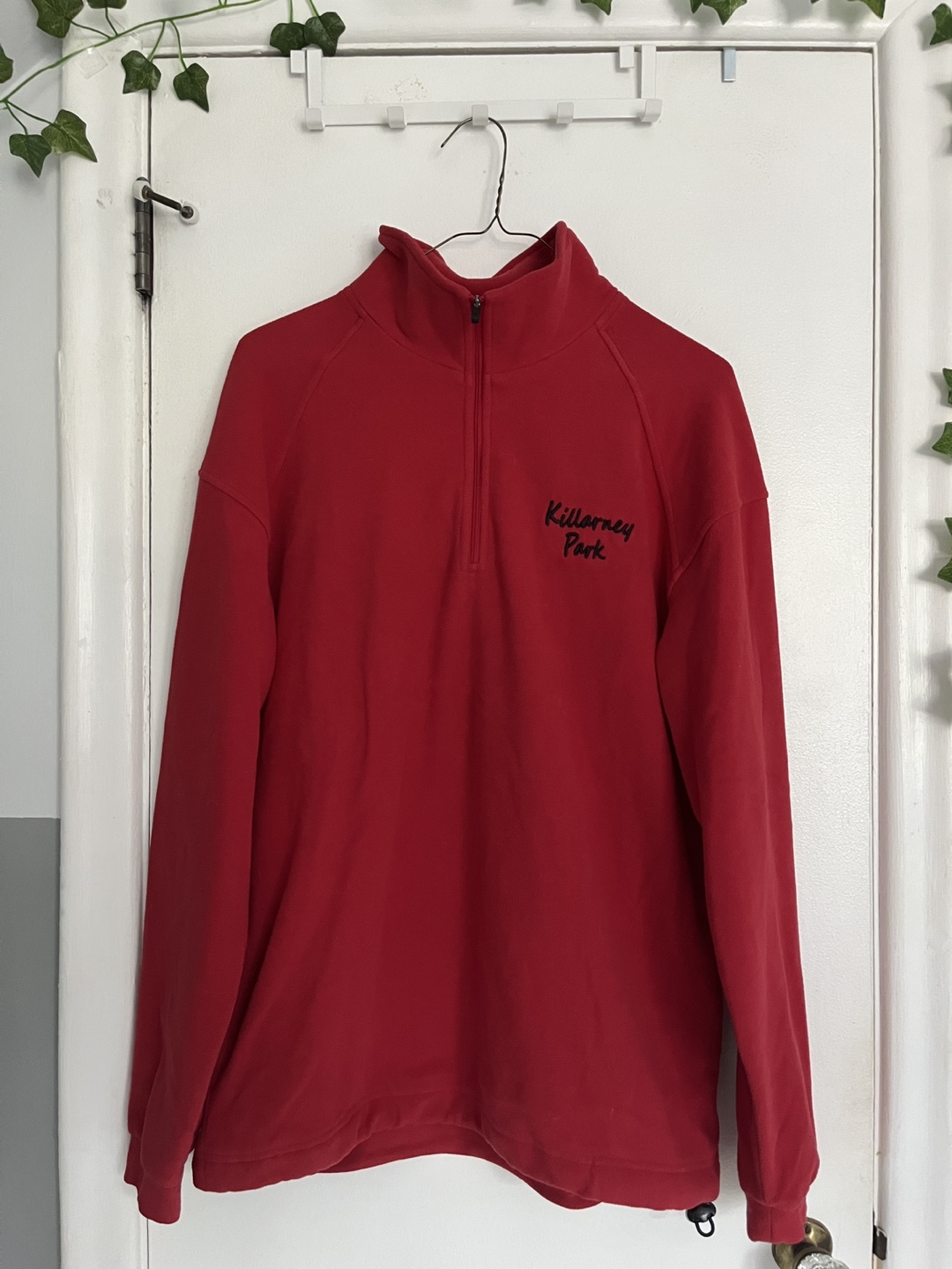Red Fleece Pullover - Size S