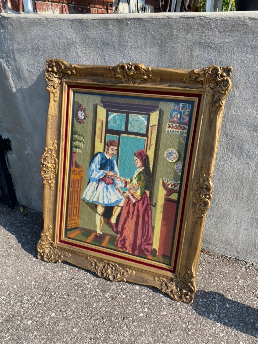 Framed Needlepoint Art thumbnail