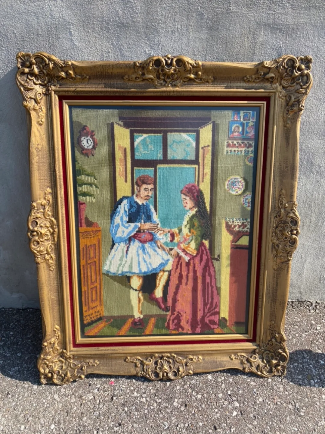 Framed Needlepoint Art image indicator(2)