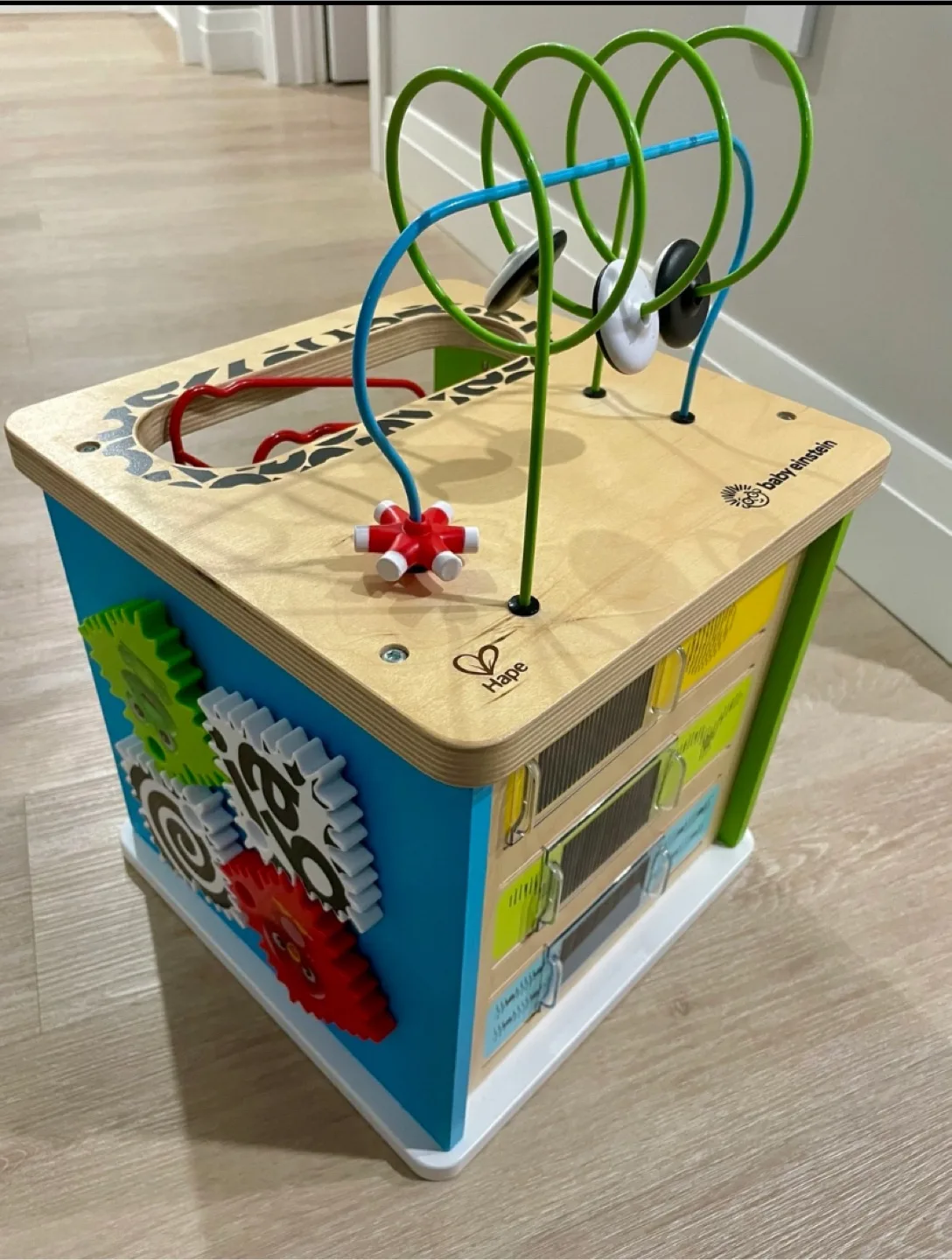 Baby Einstein Innovation Station Wooden Activity Cube thumbnail