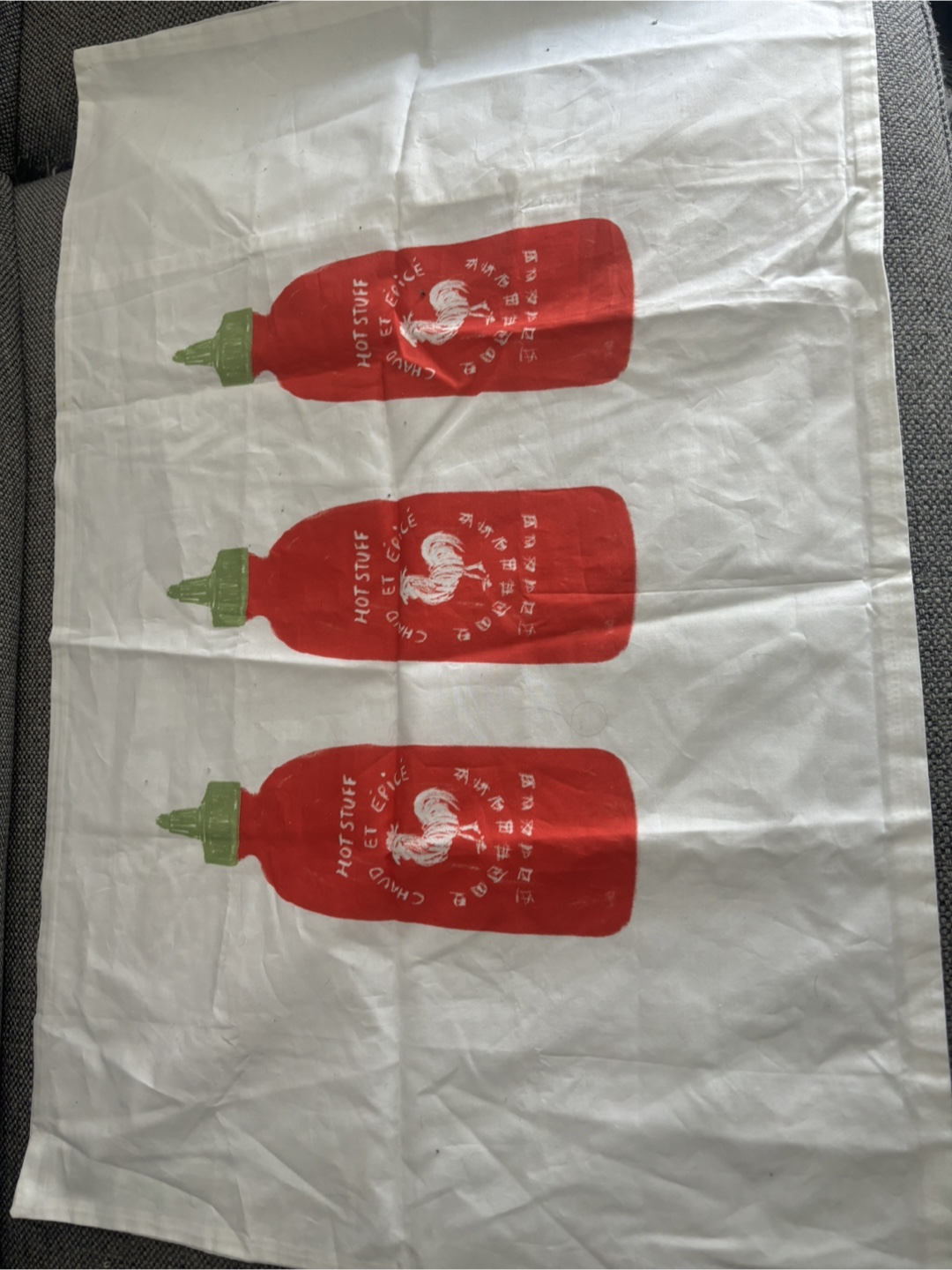 Sriracha Hot Sauce Print Pillow Case