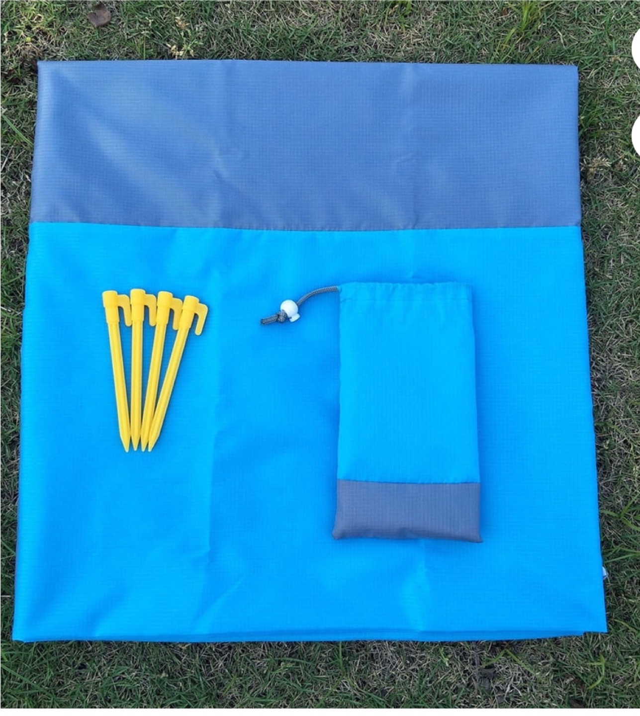 Blue & Grey Beach Blanket