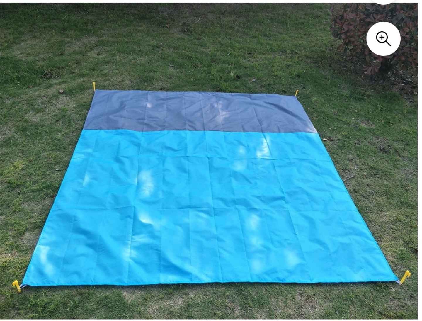 Blue & Grey Beach Blanket - photo 2