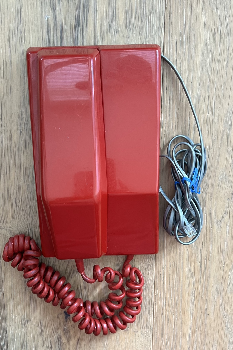 Vintage Contempra Northern Electric Red Rotary Phone - photo 4