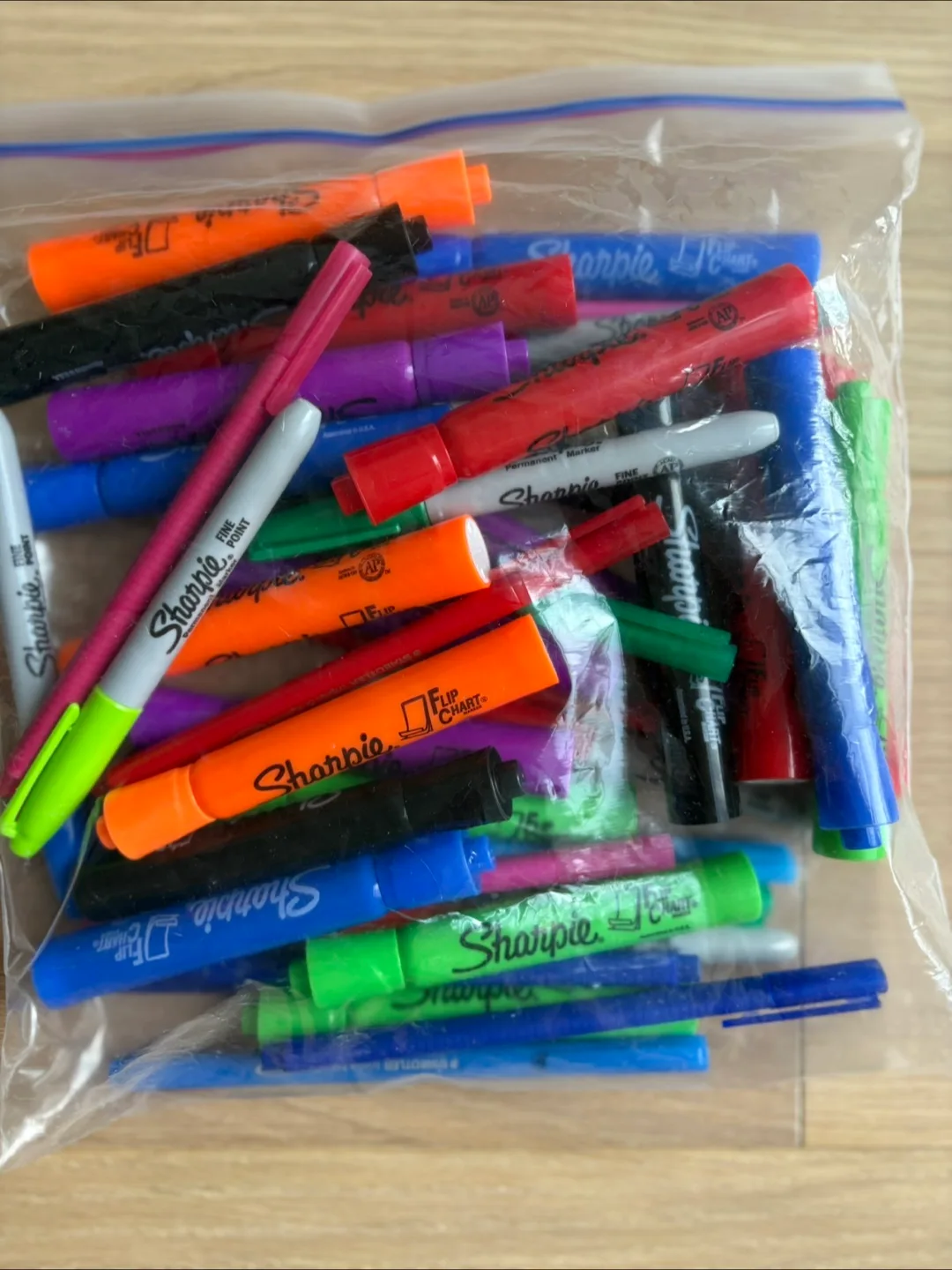 Office or School Supplies - Bag of Sharpie Markers thumbnail