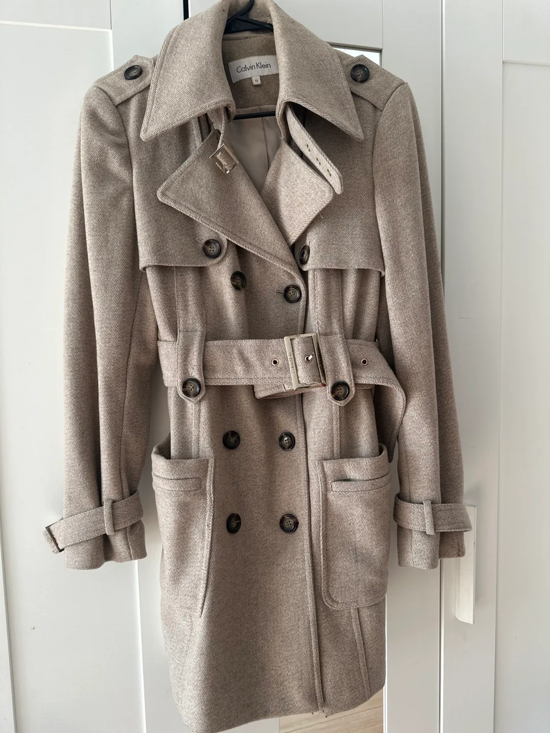 Calvin Klein Trench Coat - Size 12 thumbnail