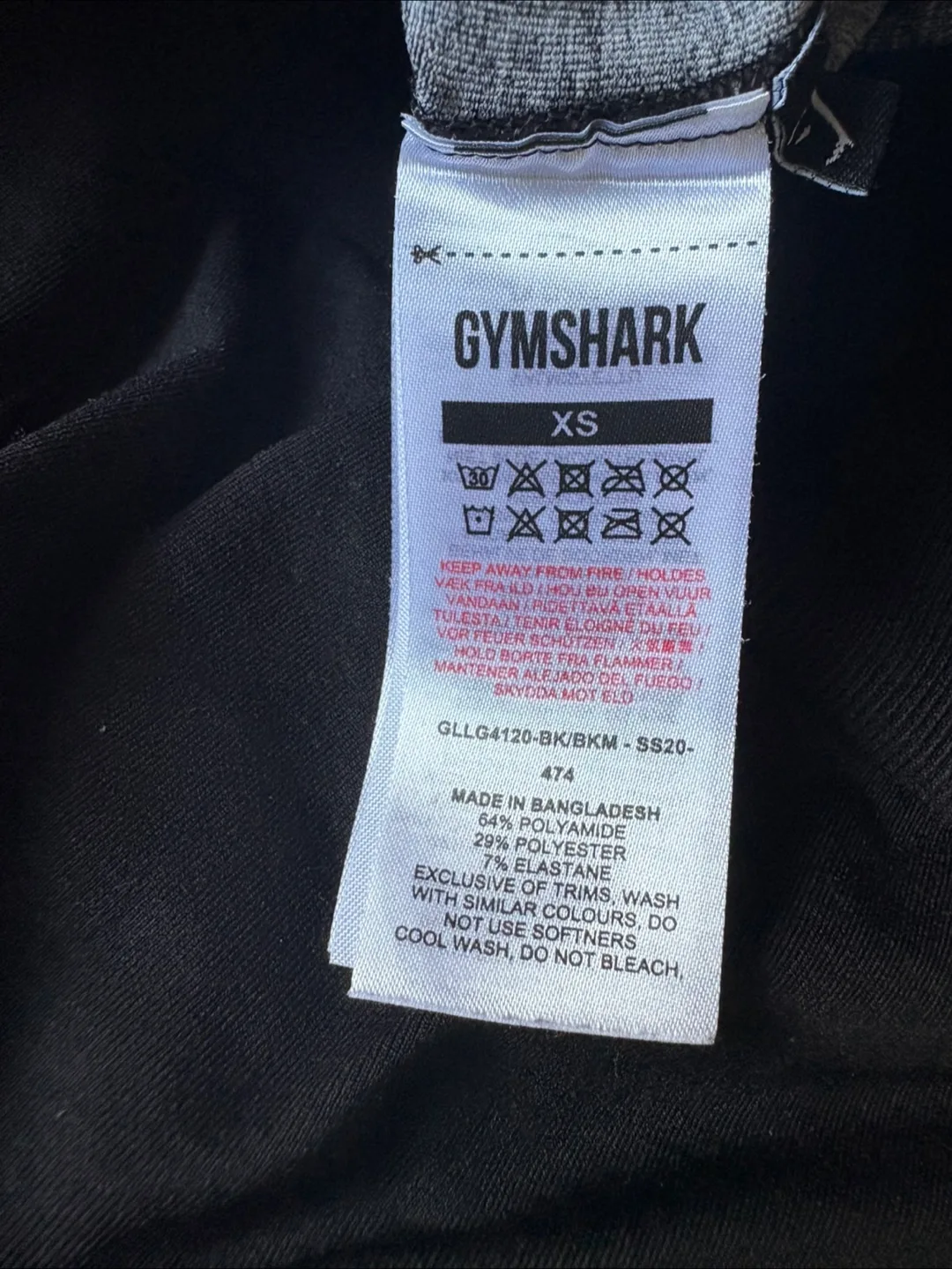 GYMSHARK Black Leggings | Sz XS image indicator(4)
