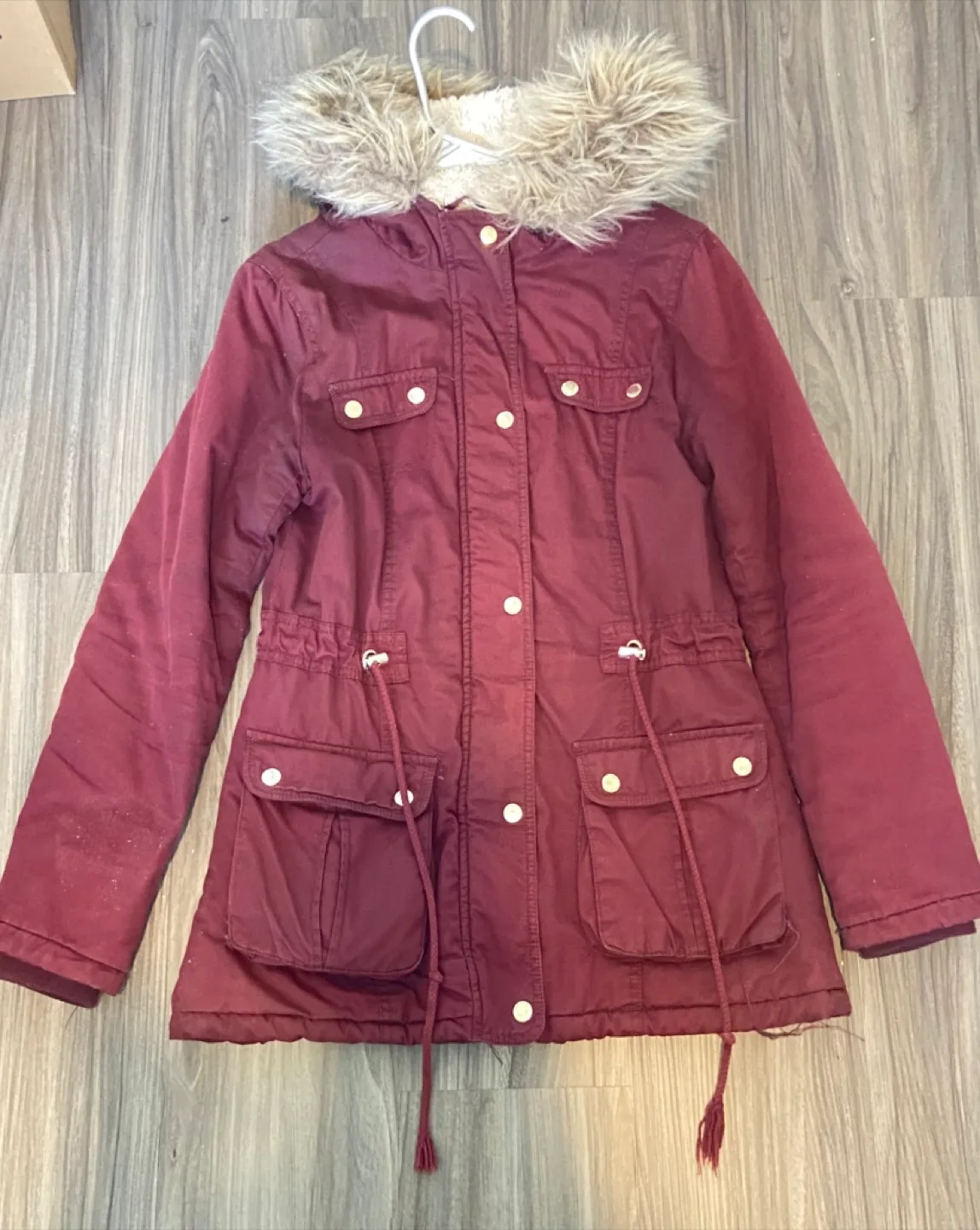 Burgundy Winter Parka thumbnail