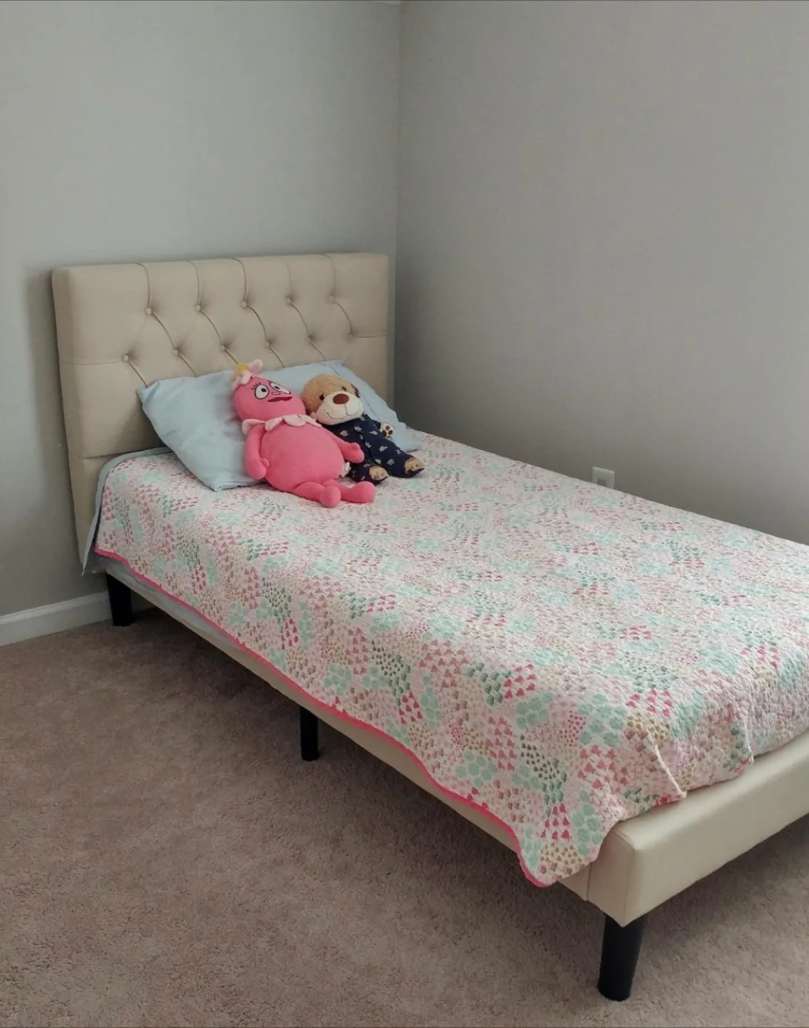 Upholstered Platform Bed Frame - Twin Size image indicator(4)