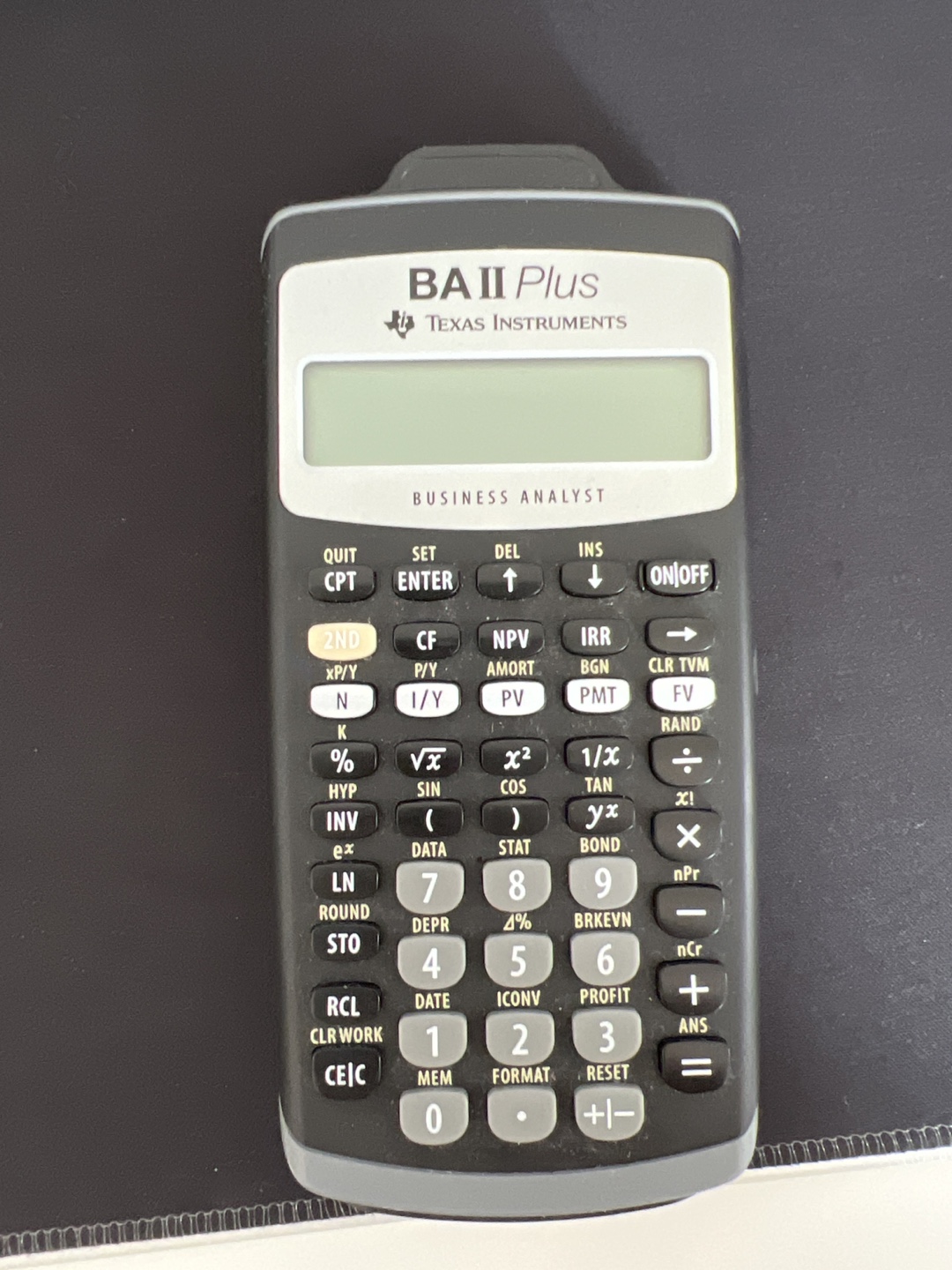 Texas Instruments BA II Plus Financial Calculator