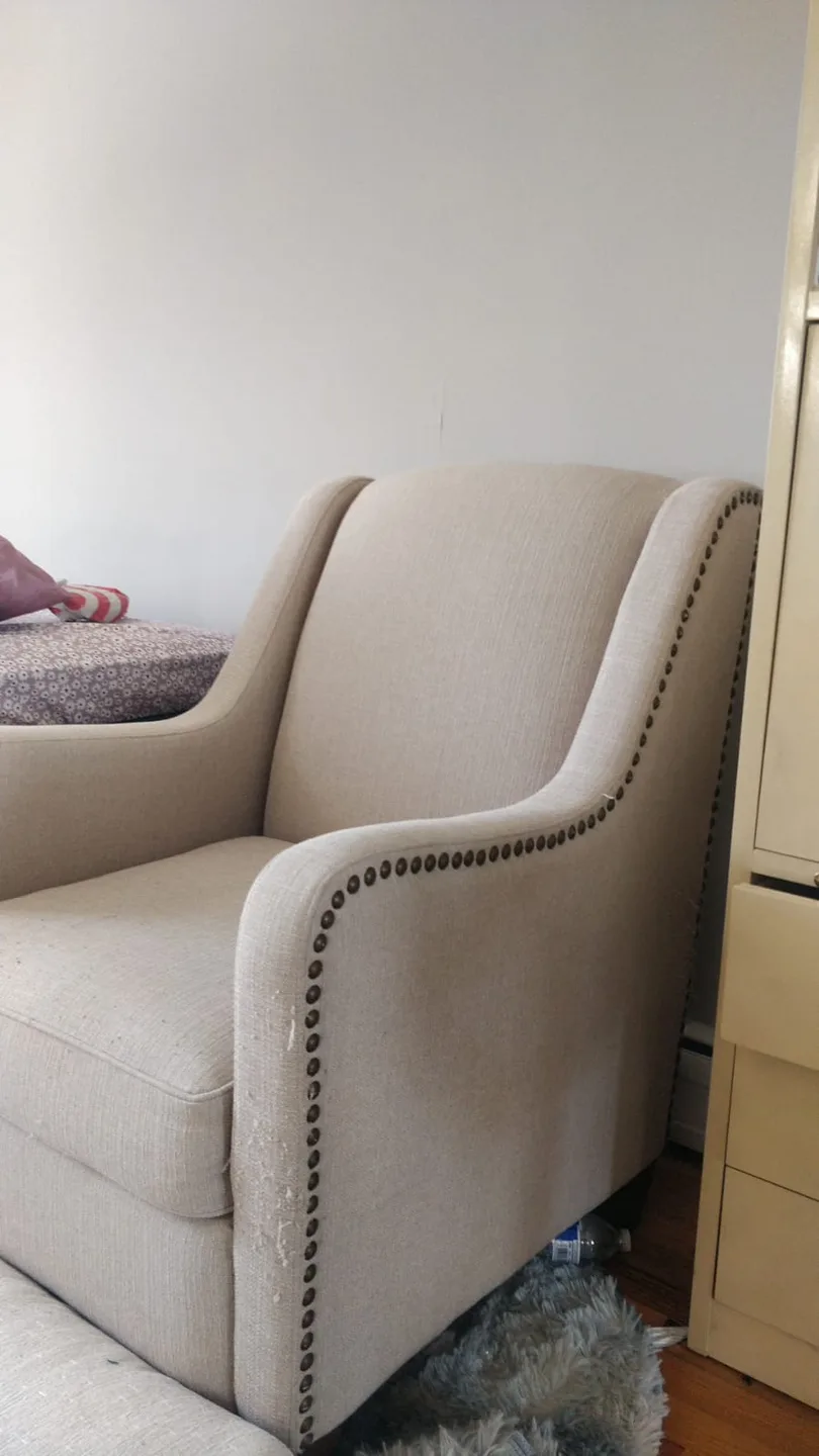 Beige Accent Chair thumbnail