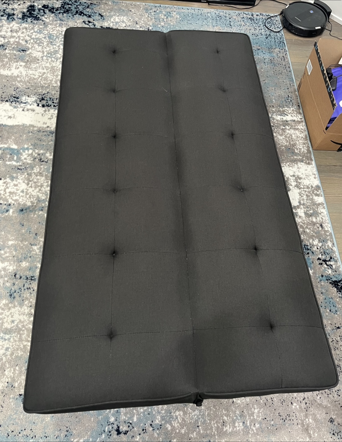 Black Futon Sofa Bed - photo 2