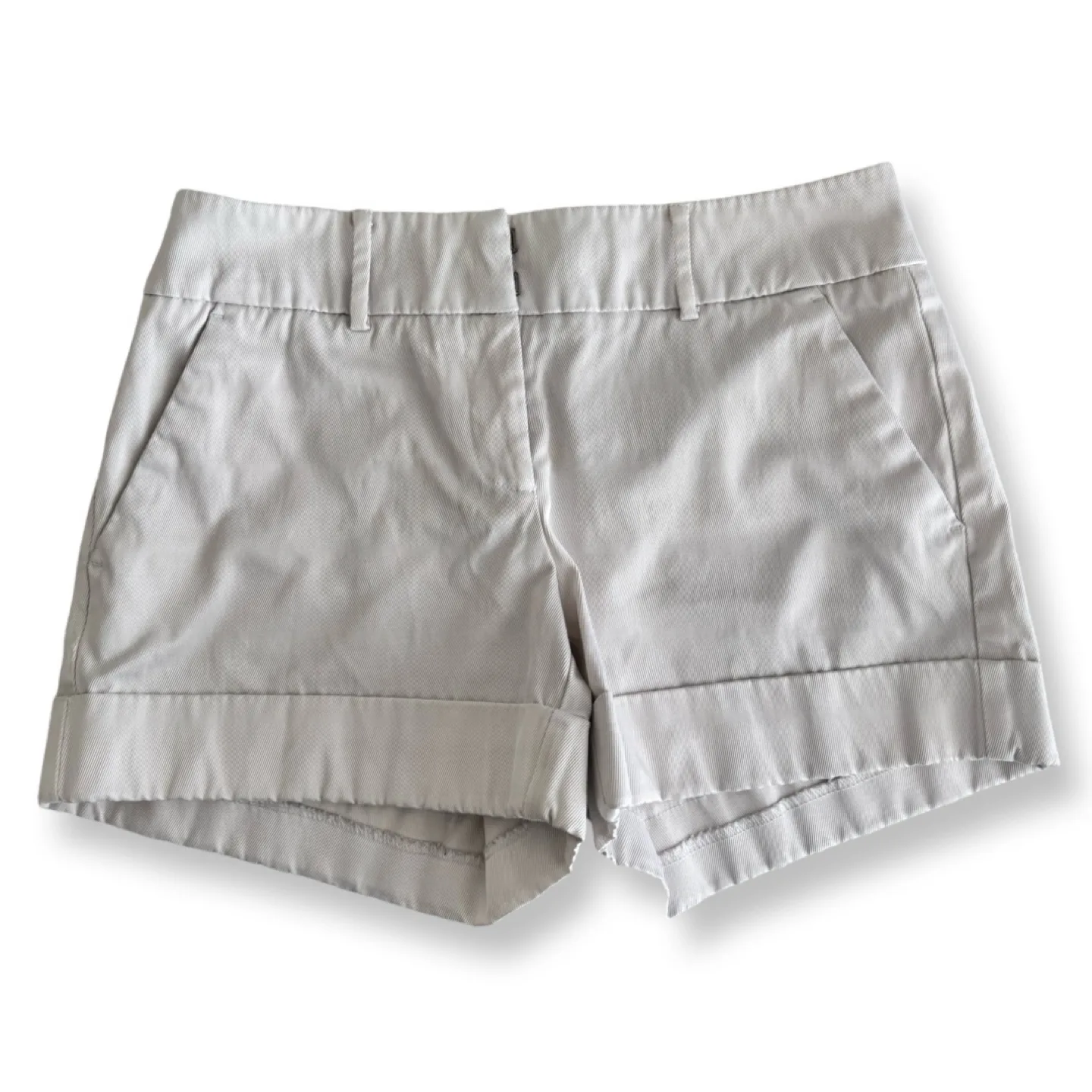 New York & Company Light Beige Shorts Size 4 thumbnail