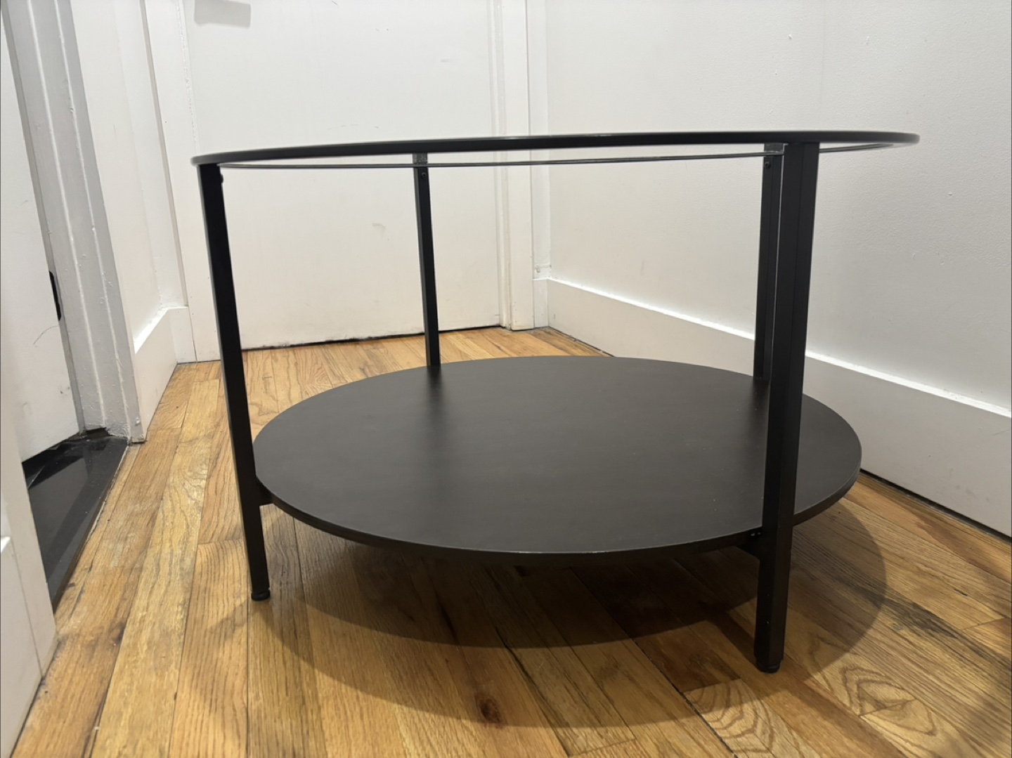 Round Glass Top Coffee Table - photo 3