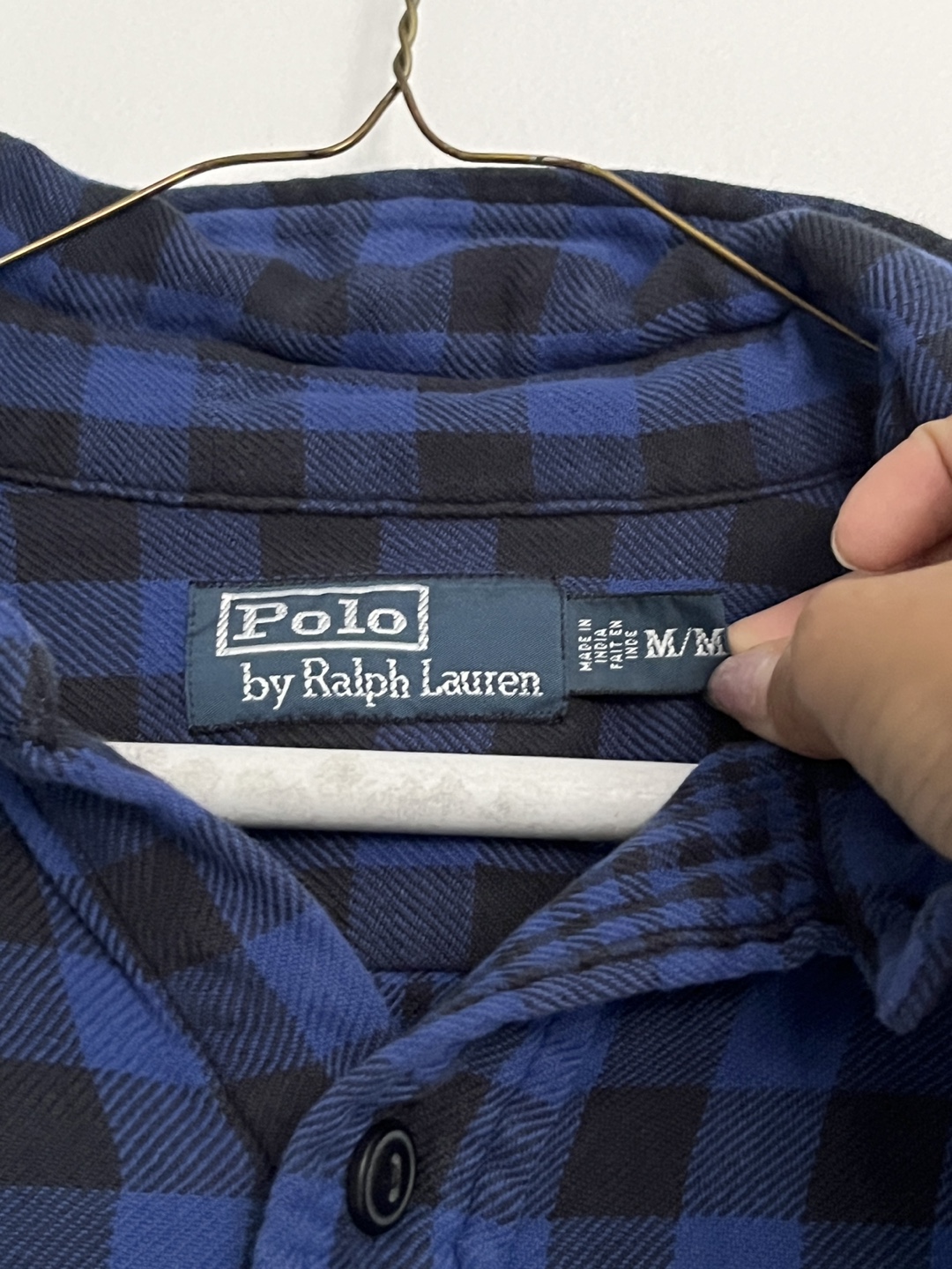 Ralph Lauren Blue Flannel Shirt - Men’s M - photo 2