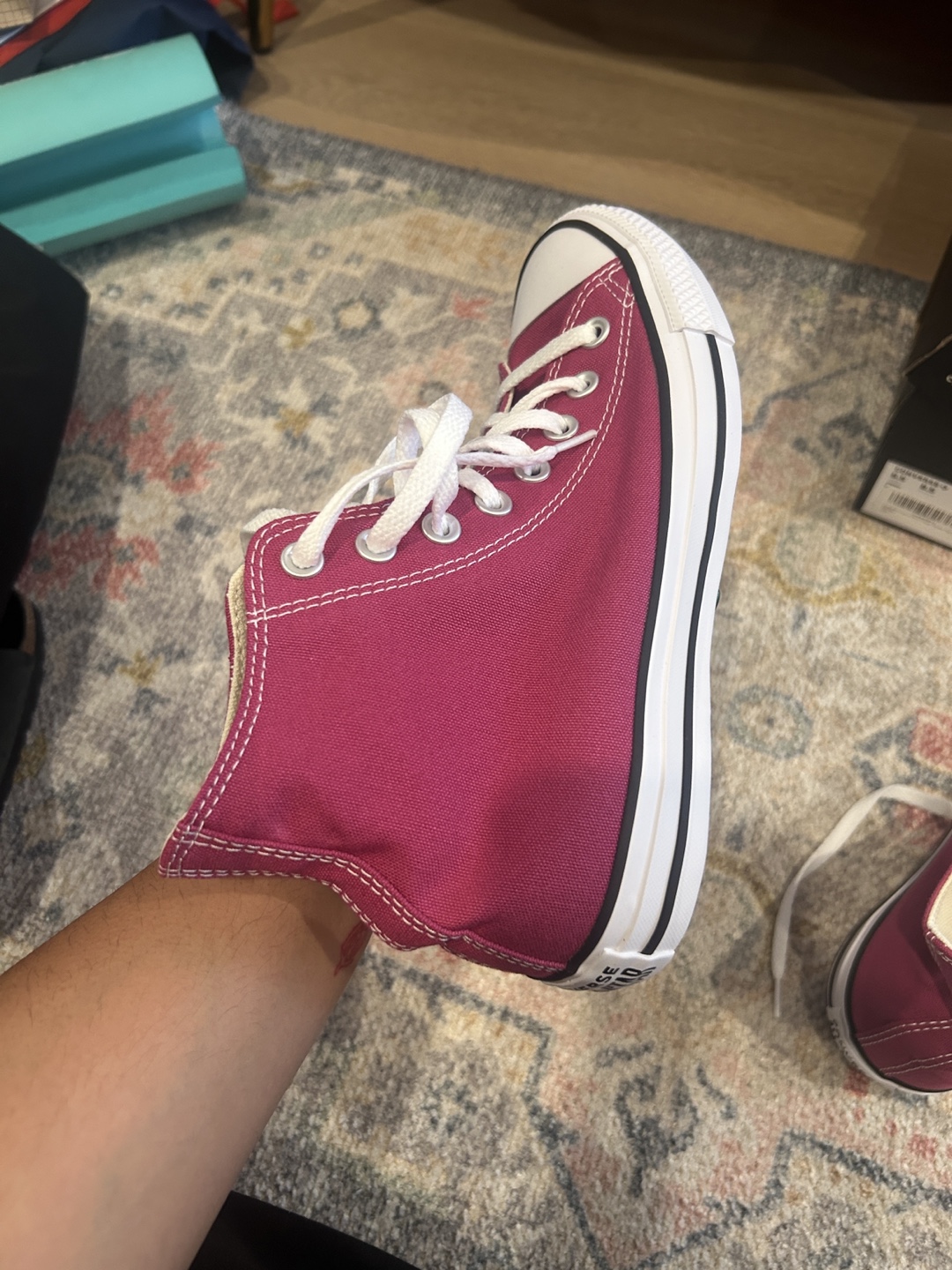 Converse High Tops, Women’s 8.5 / Men’s 6.5 - photo 3