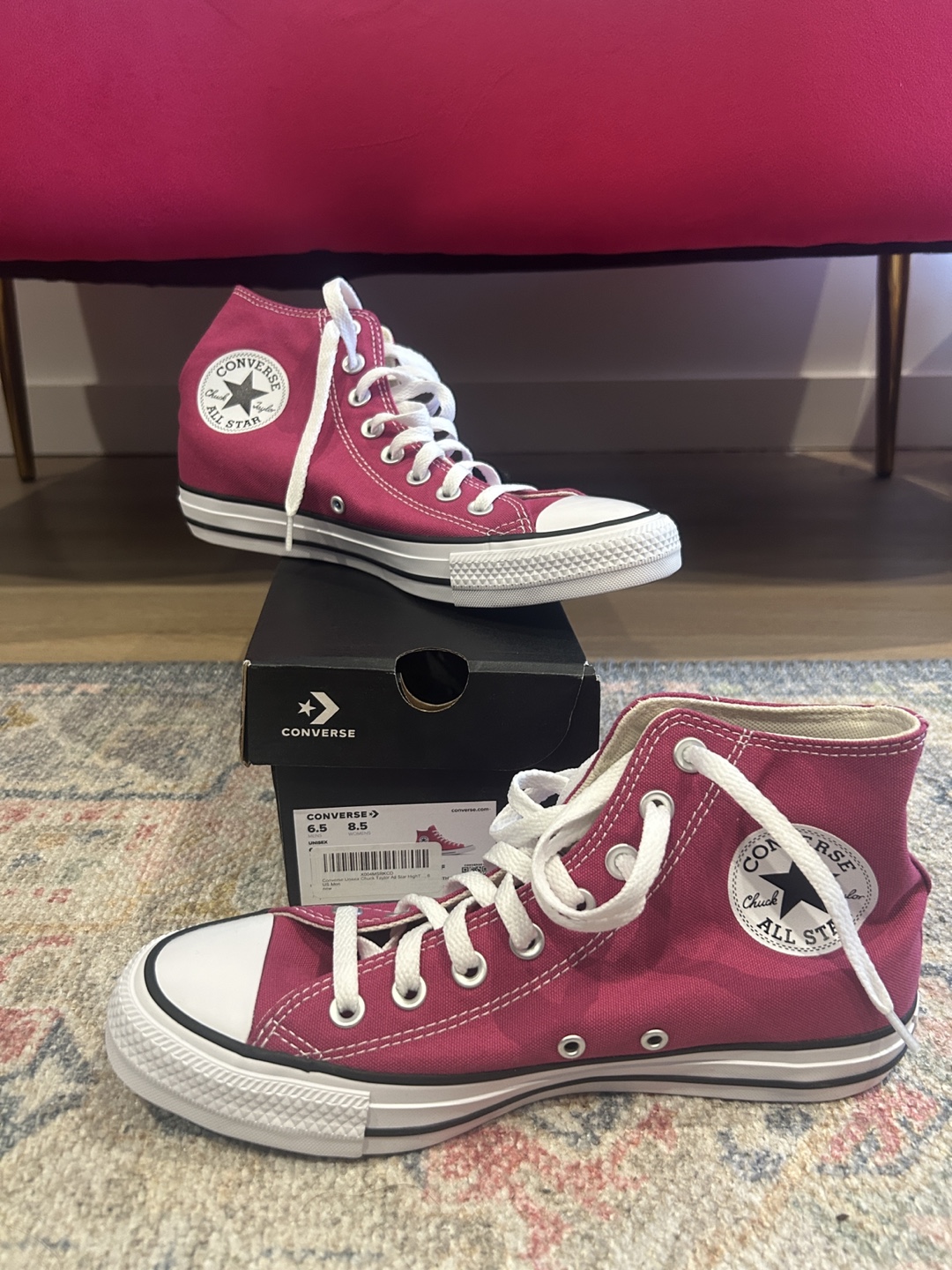 Converse High Tops, Women’s 8.5 / Men’s 6.5