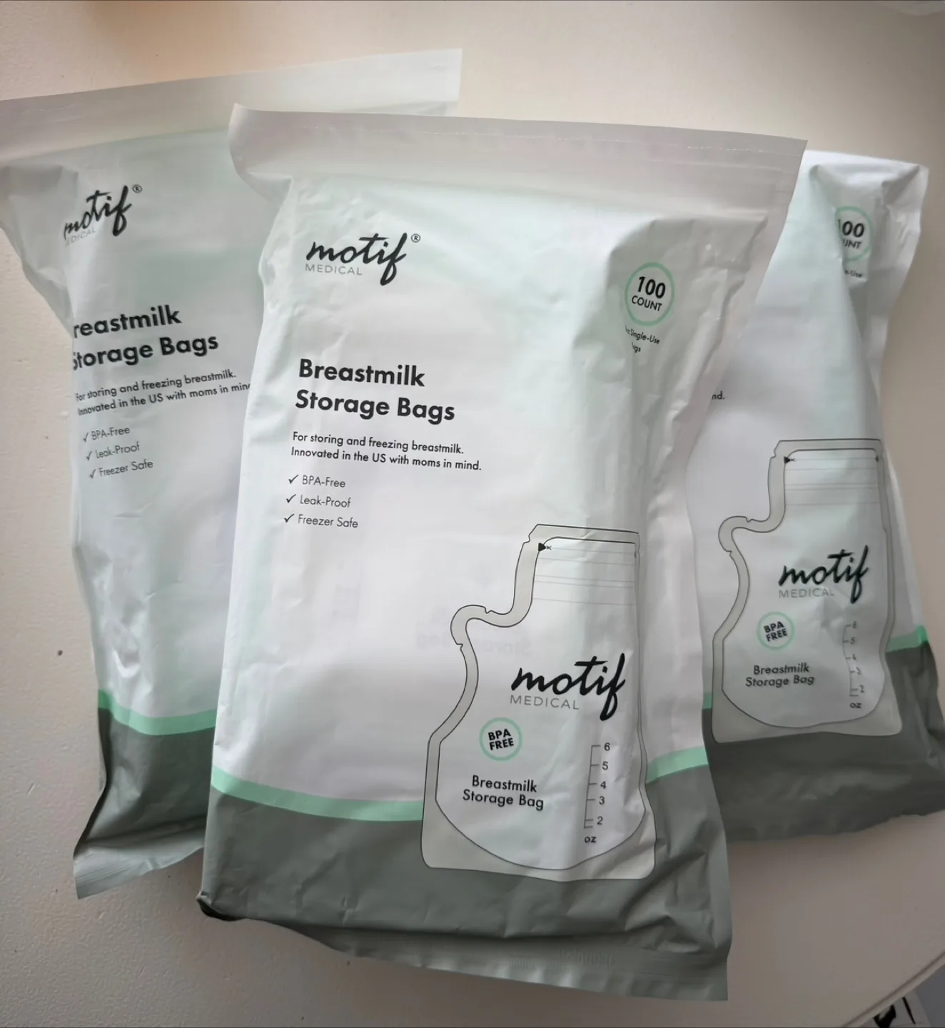 Motif Medical Breastmilk Storage Bags - 100 Count thumbnail