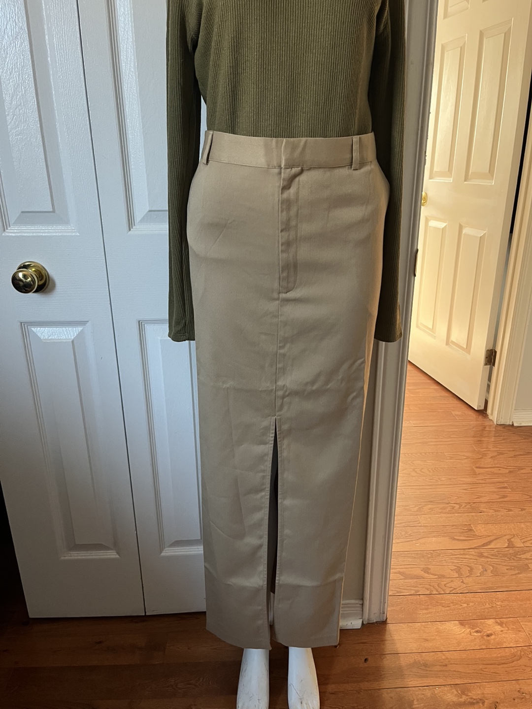 The Drop Women's Beige Maxi Skirt - Size L - photo 4