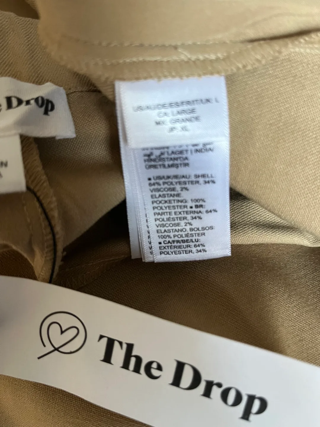 The Drop Women's Beige Maxi Skirt - Size L image indicator(2)