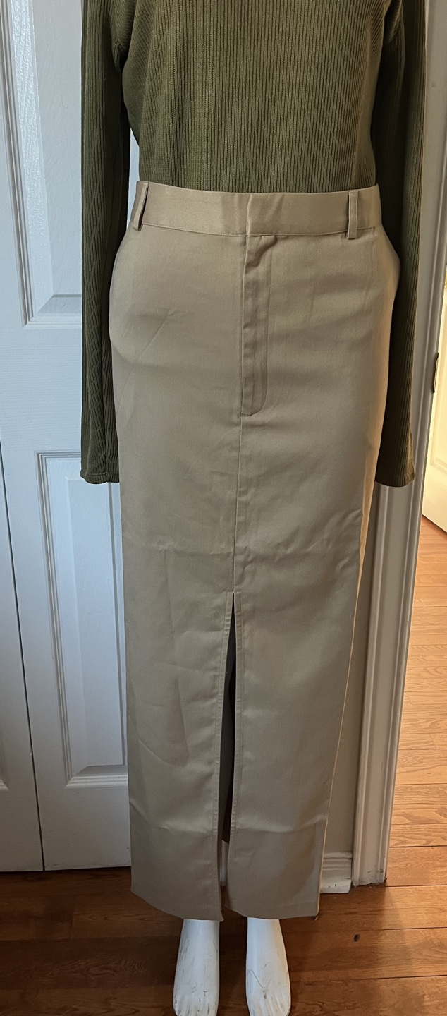 The Drop Women's Beige Maxi Skirt - Size L - photo 3