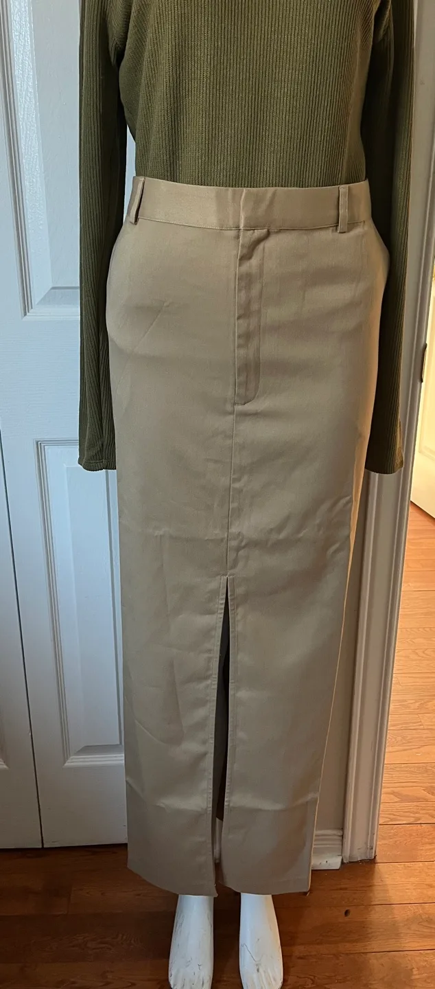 The Drop Women's Beige Maxi Skirt - Size L image indicator(5)