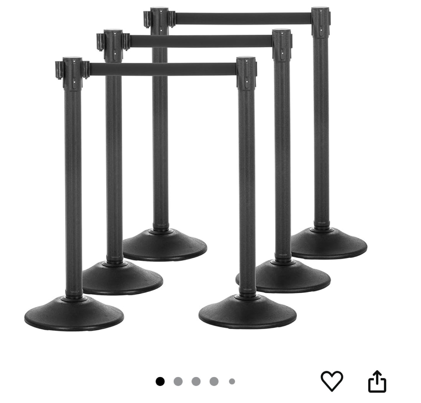 Retractable Belt Barrier Crowd Control Stanchion
