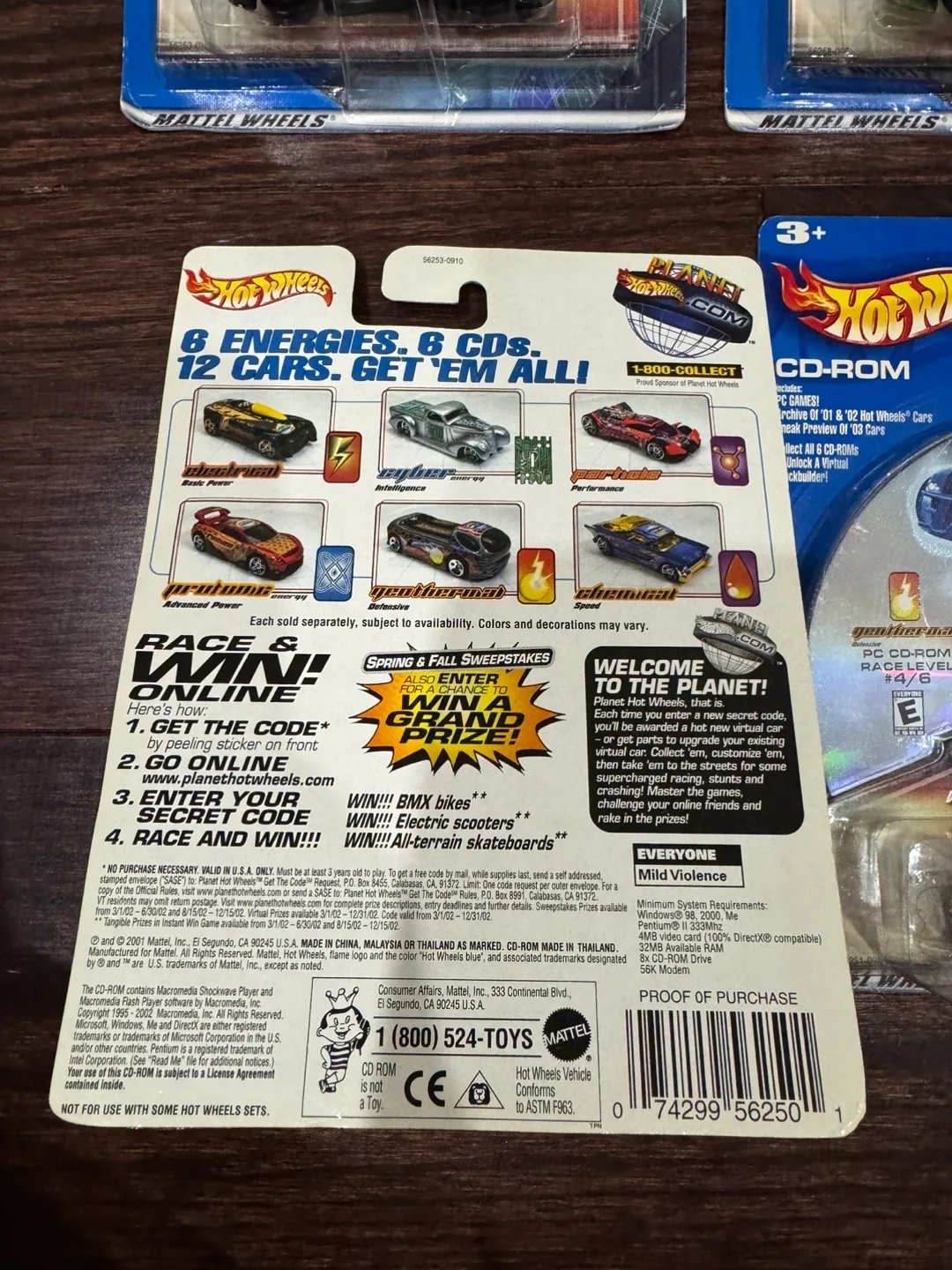 HOT WHEELS PLANET.COM FULL SET DIECAST CD-ROM image indicator(8)