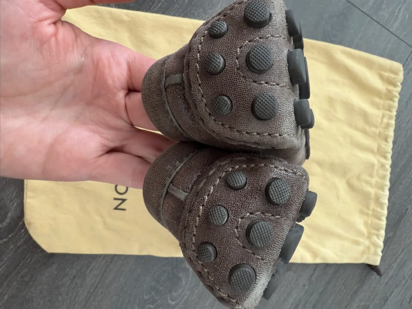 Authentic Louis Vuitton Oxford Loafer suede 39 made in Italy image indicator(6)