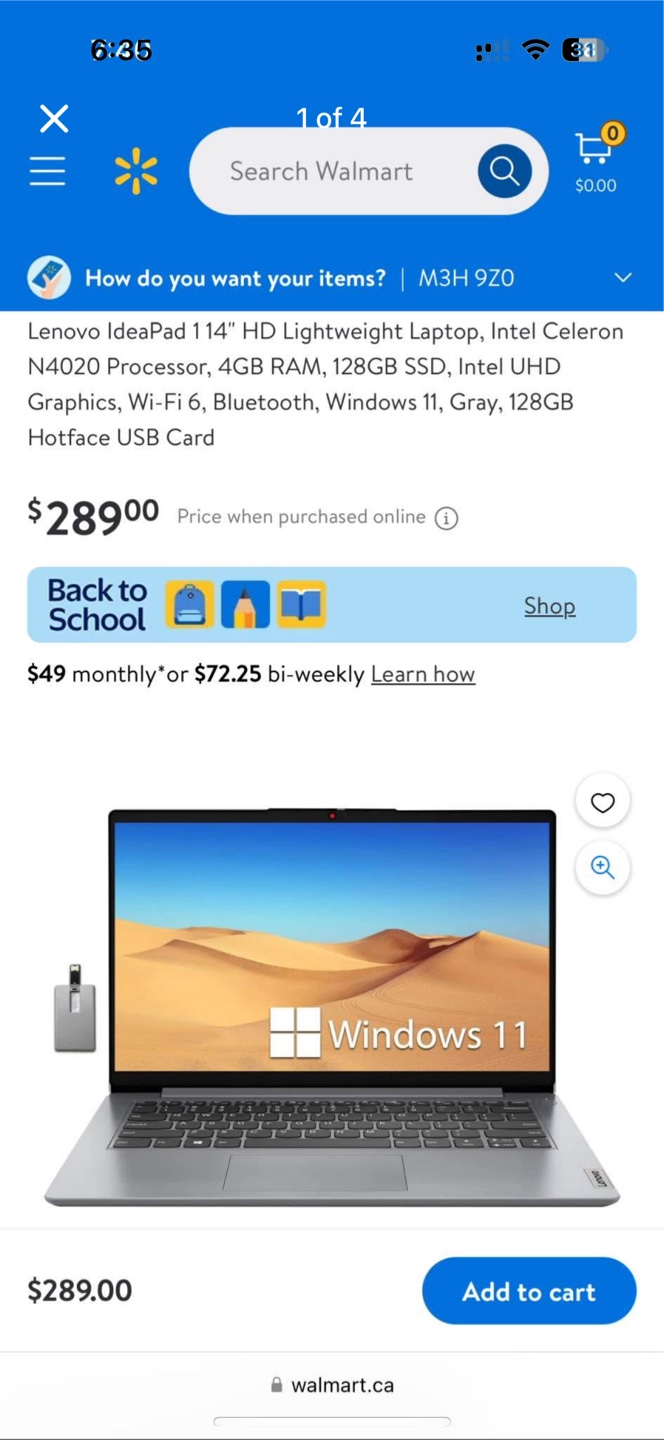 Lenovo IdeaPad 114" HD Lightweight Laptop