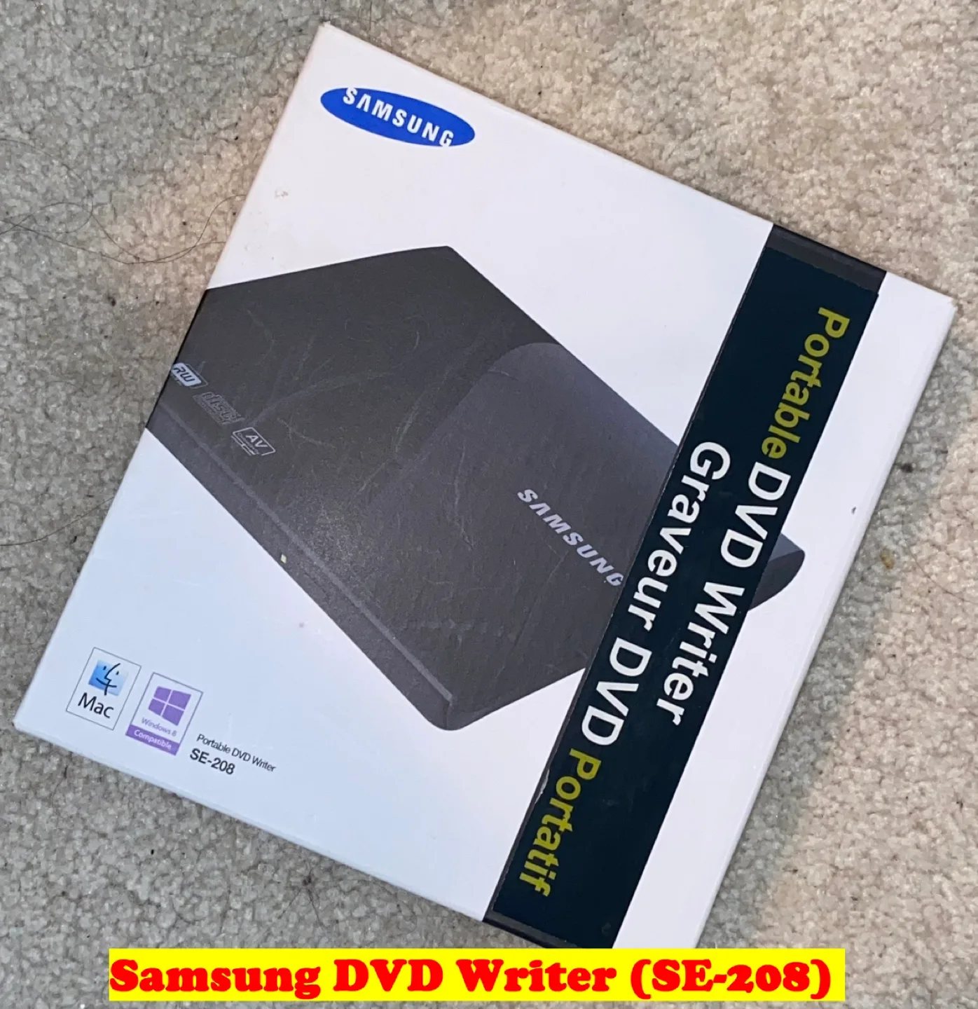 Samsung DVD Writer (SE-208) thumbnail