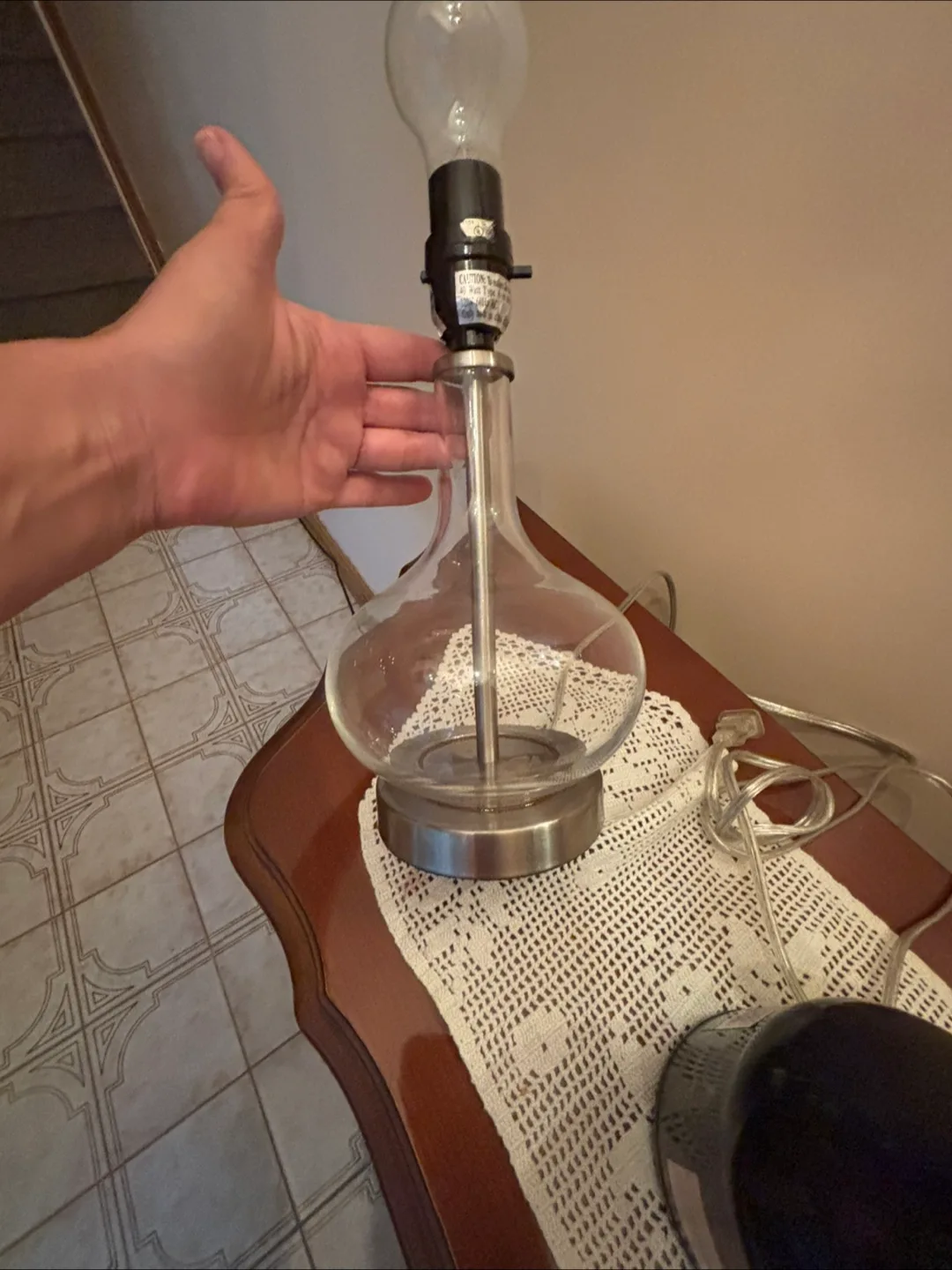 Glass Bottle Table Lamp image indicator(3)