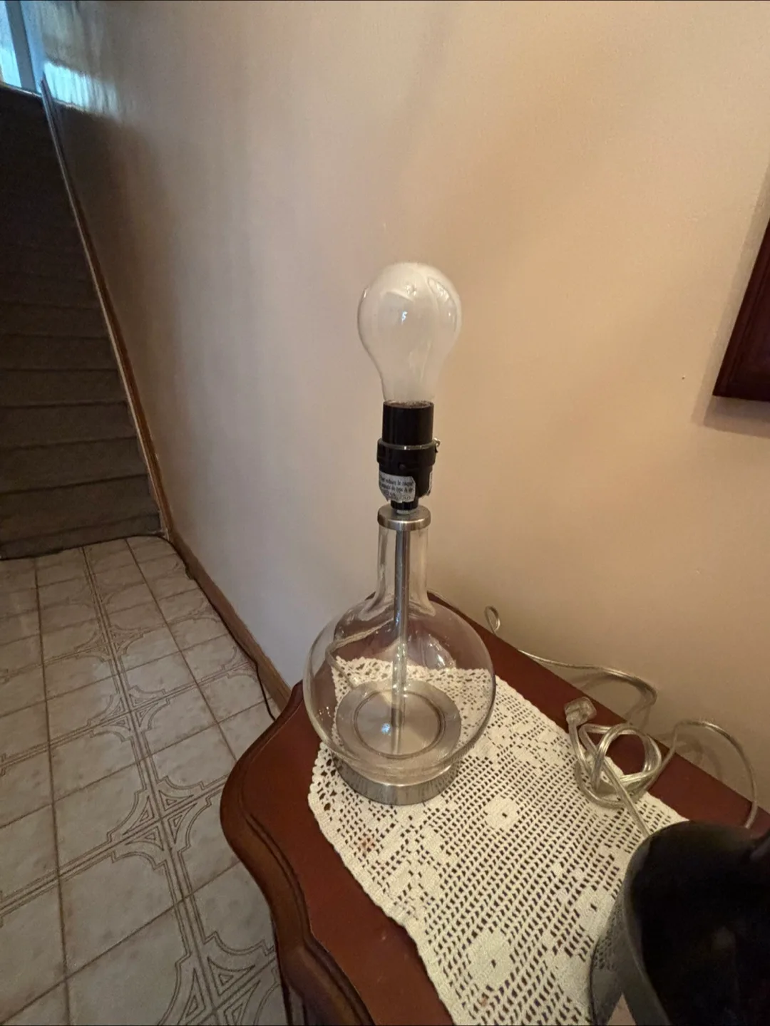 Glass Bottle Table Lamp image indicator(2)