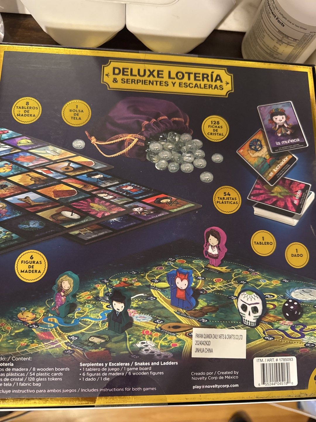 Deluxe Loteria & Serpientes y Escaleras Board Game - photo 2