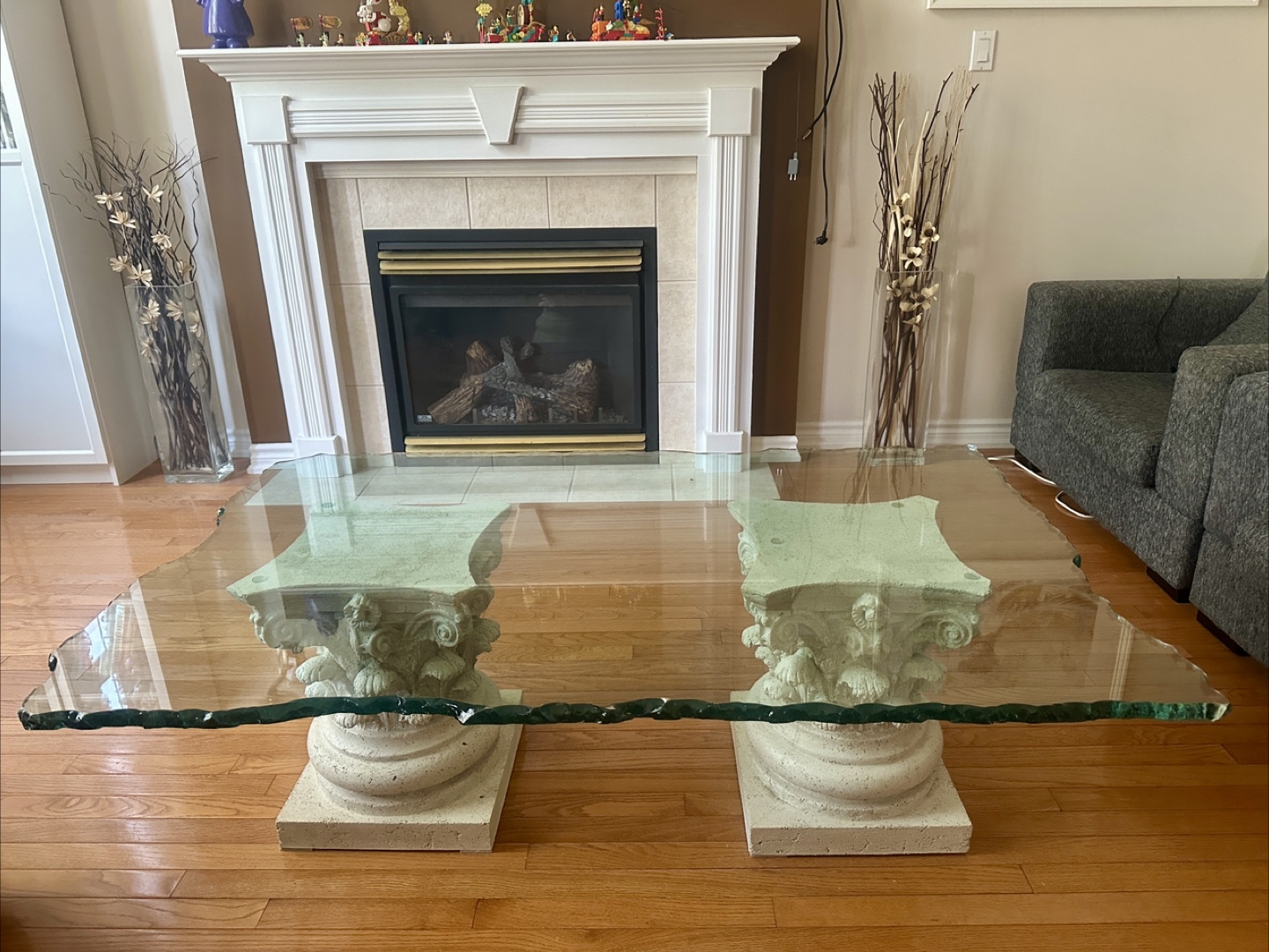 Luxury Glass Top Dining Table with Chairs& coffee table - photo 3