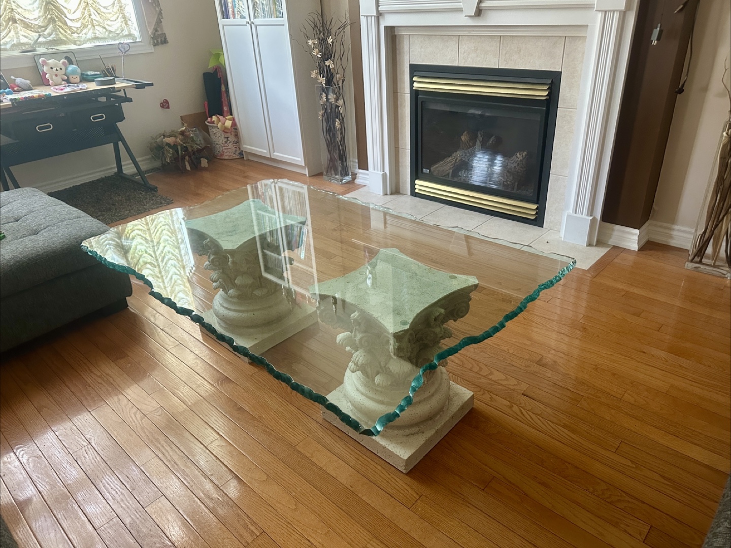 Luxury Glass Top Dining Table with Chairs& coffee table - photo 4