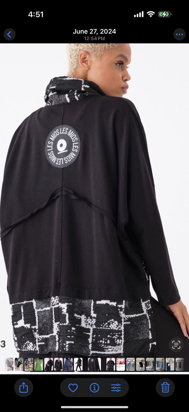 Les Mues Black High-Low Jacket - photo 2
