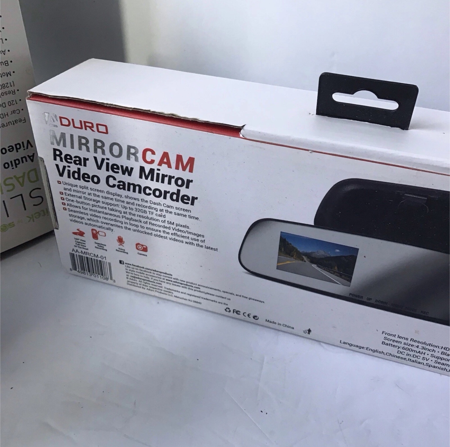 DURO MirrorCam Rear View Mirror Video Camcorder - photo 2