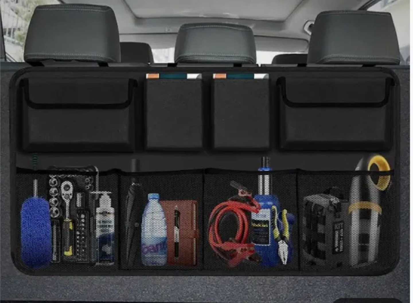 Car Backseat Organizer - Black, New thumbnail