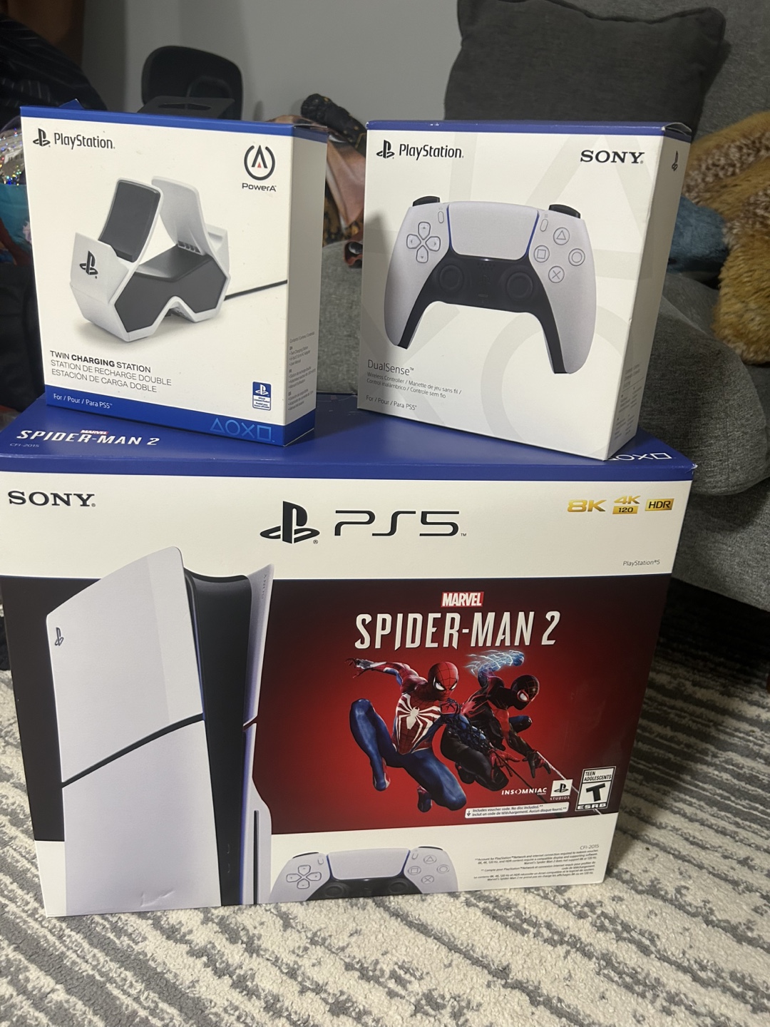 New PS5 Console Spider-Man 2 Bundle + Extras
