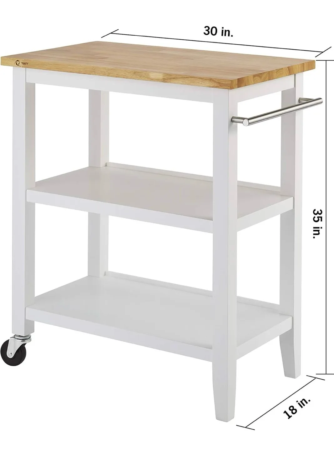 Kitchen Island with 2 Stools image indicator(7)