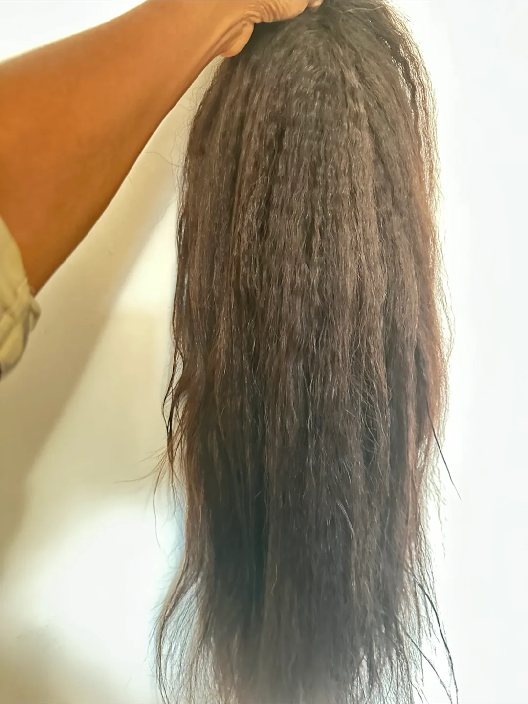 Brown Kinky Straight Wig image indicator(5)