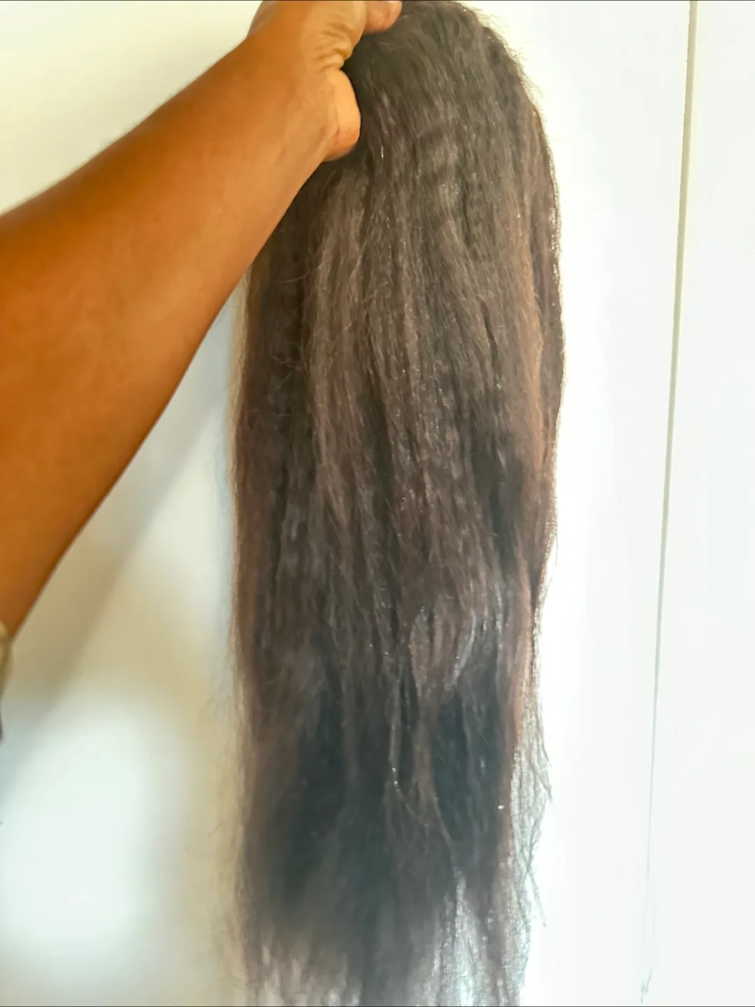 Brown Kinky Straight Wig image indicator(4)