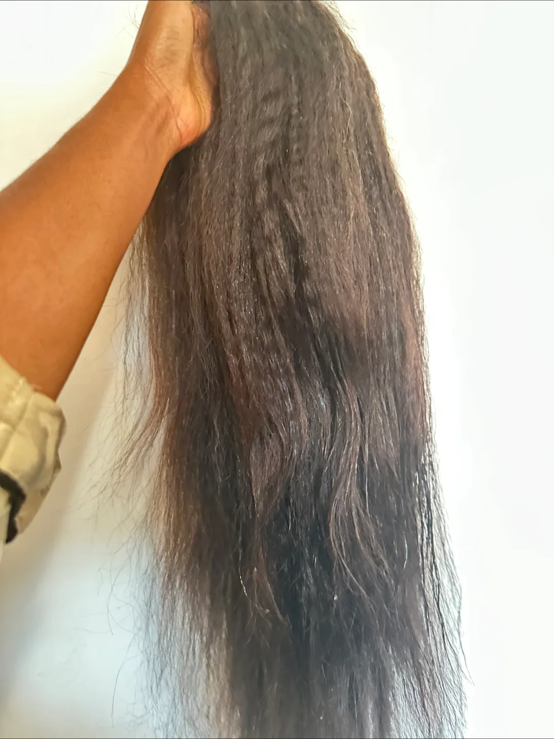 Brown Kinky Straight Wig image indicator(6)