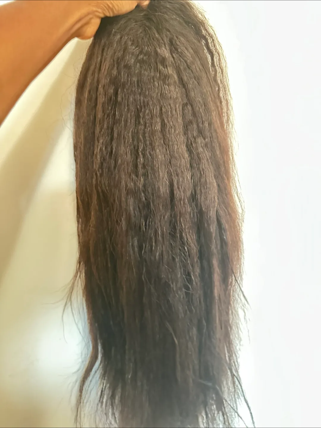 Brown Kinky Straight Wig