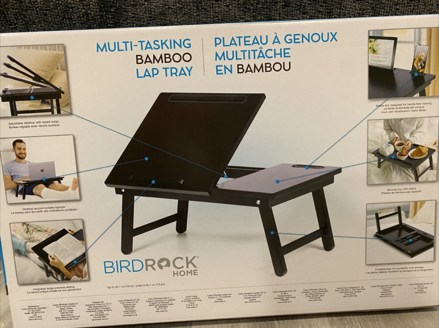 BirdRock Home Bamboo Lap Tray