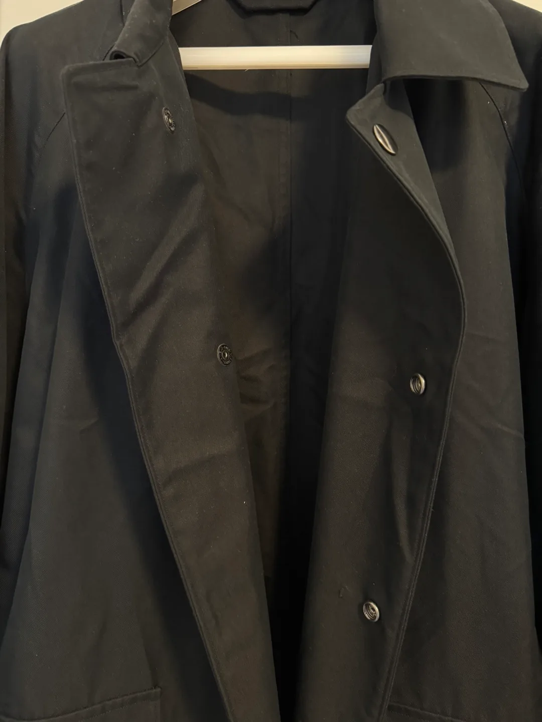 Uniqlo U Black Trench Coat image indicator(4)