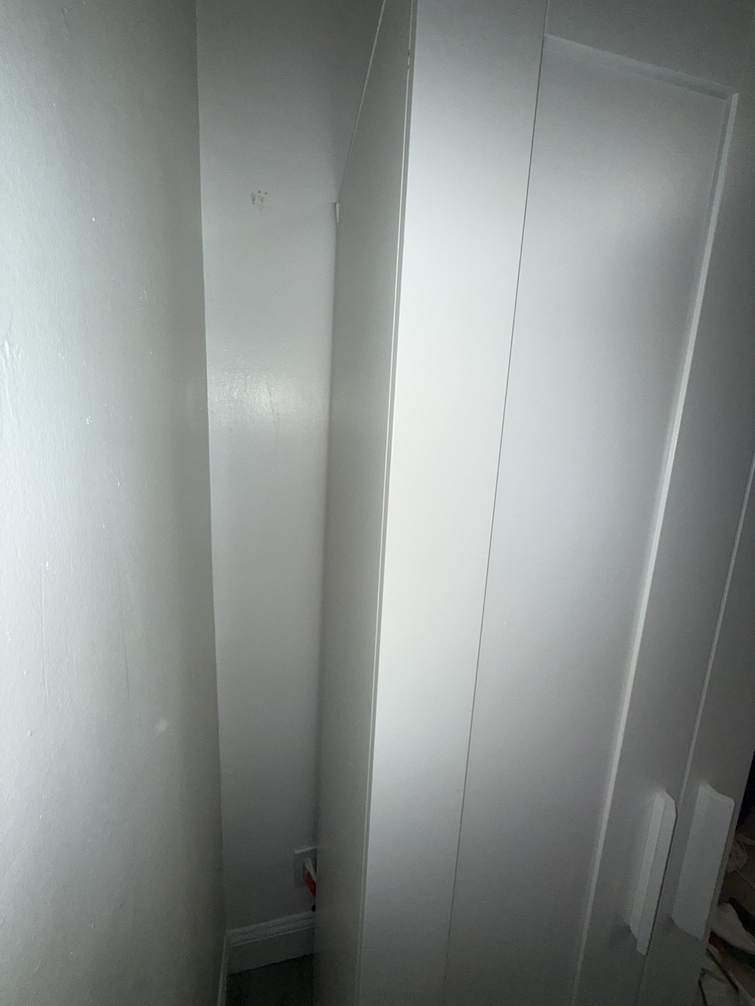 White Wardrobe/closet with mirror - photo 4