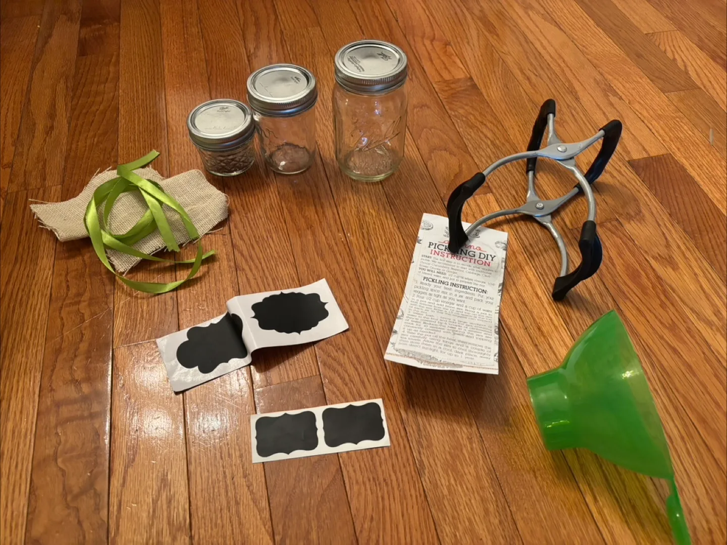 Pickling / Canning Kit w Jars thumbnail