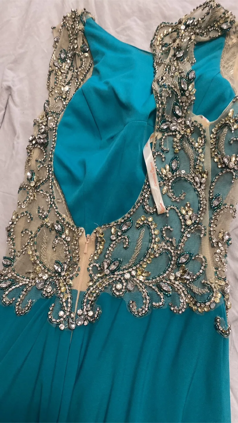 Teal Embellished Prom/Evening Dress thumbnail